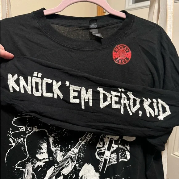 🆕 Motley Crue Long Sleeve T Black - Picture 4 of 6